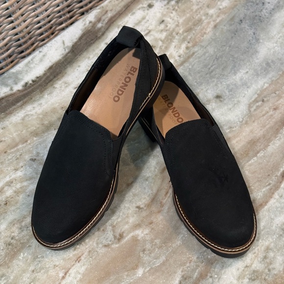 Women’s BLONDO Phoebe black waterproof loafers- Size 9 - Picture 3 of 9